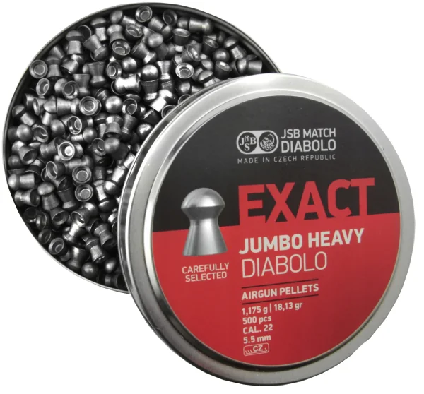 Puli pnevmaticheskie JSB Exact Jumbo Heavy k.5,5mm 1,175g (500 sht)2